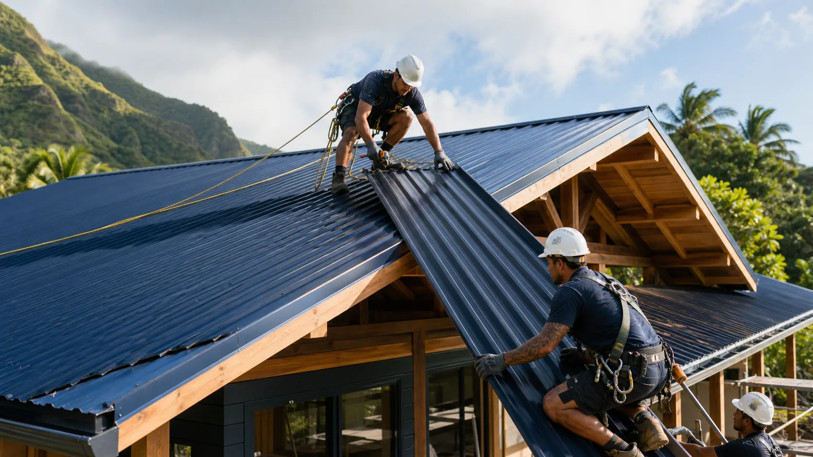 Illustration du service Toiture neuve à Tahiti