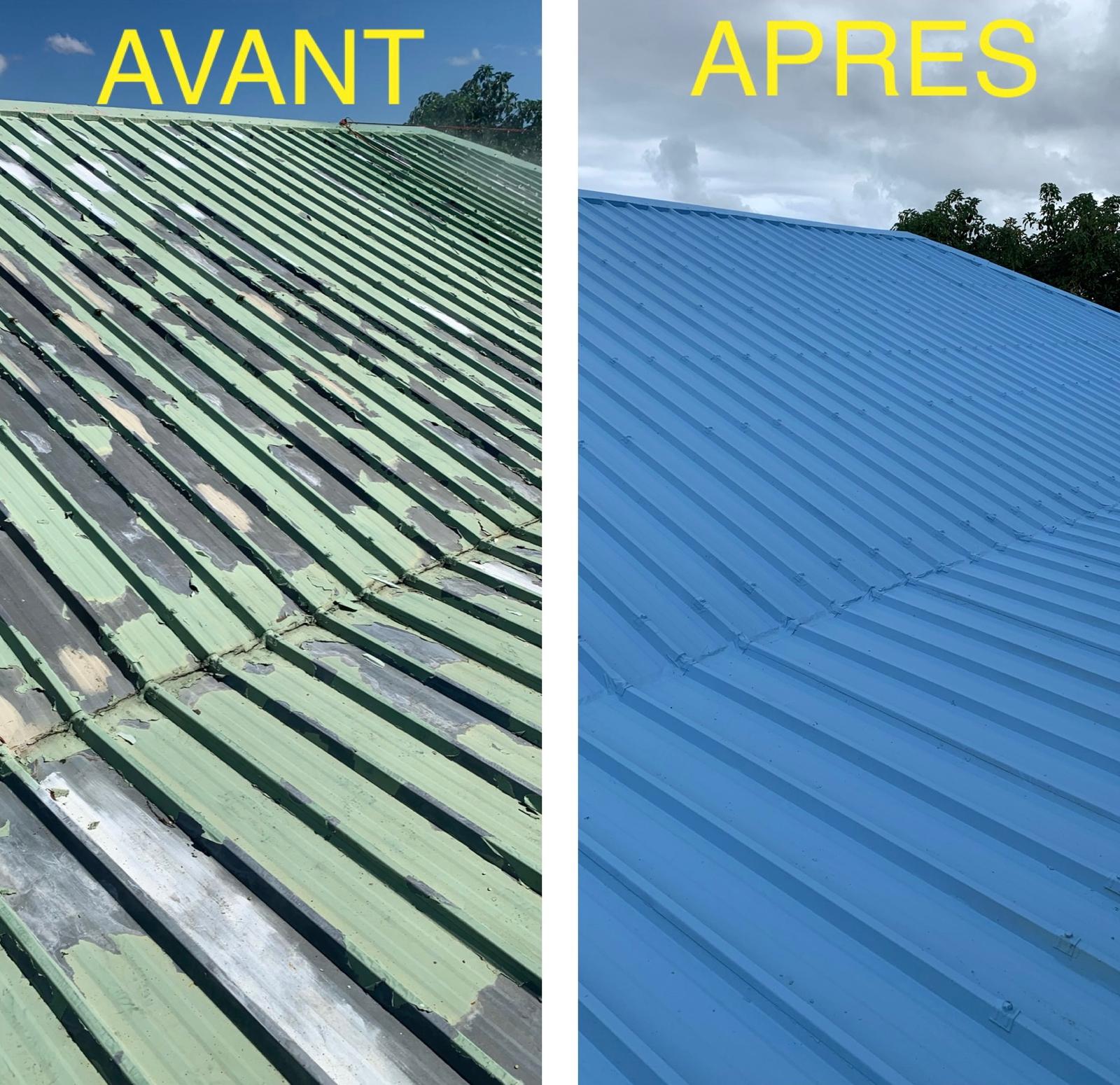 Traitement et rénovation d’une toiture métallique