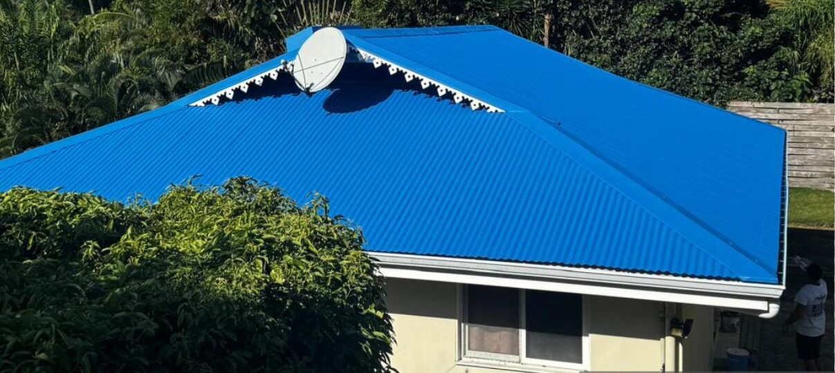 Rénovation d’une toiture à Tahiti